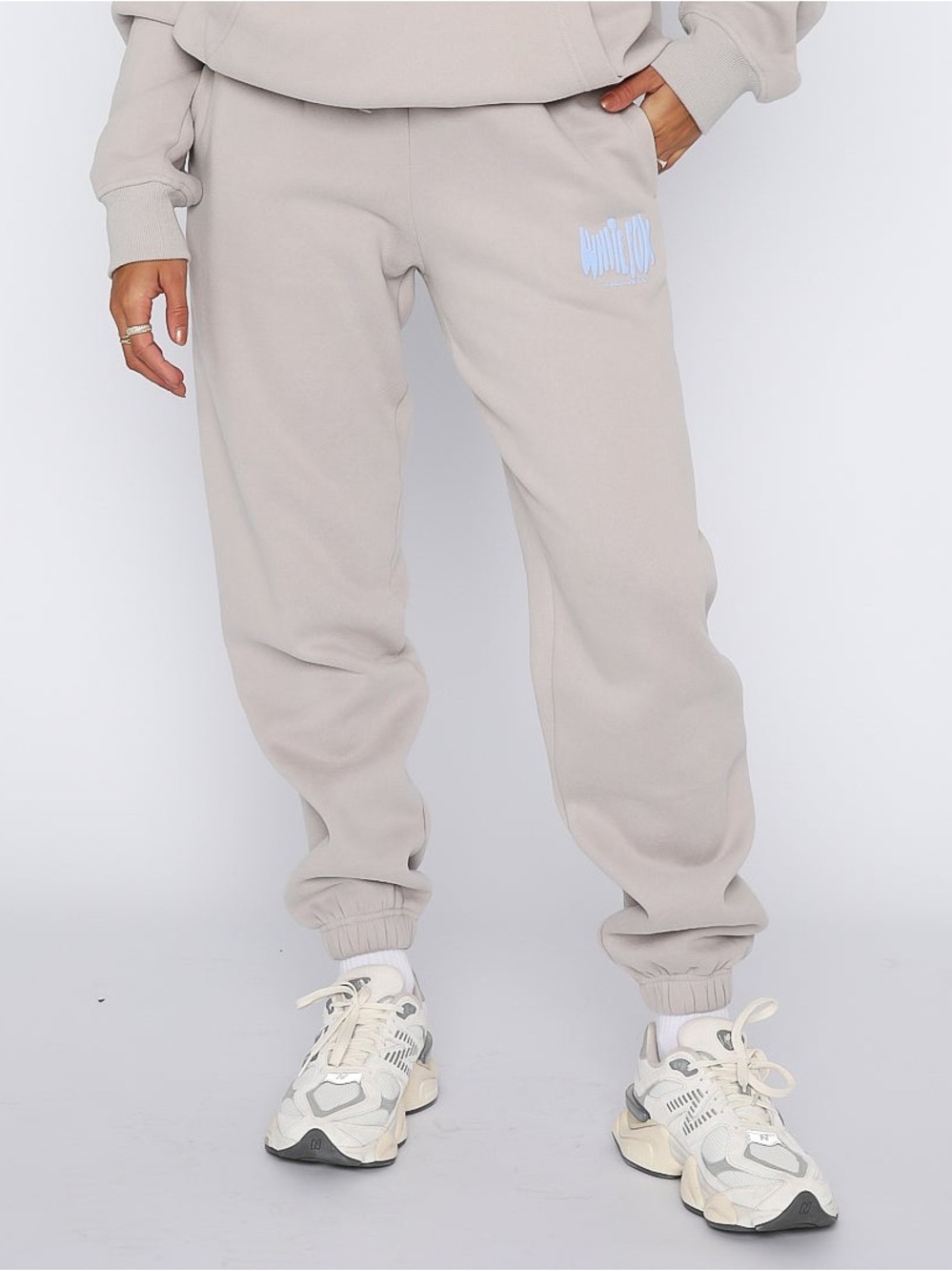 White Fox Jogger Sweatpants